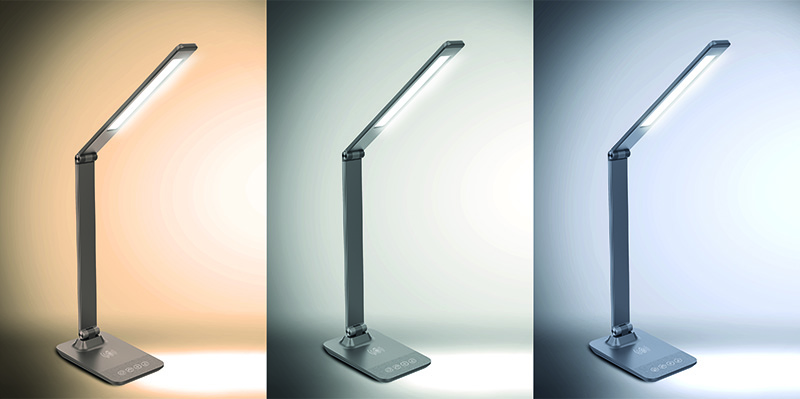 Solight LED-lamp hämardatav juhtmevaba laadimisega, 10W, värvimuutev, hall - Image 8