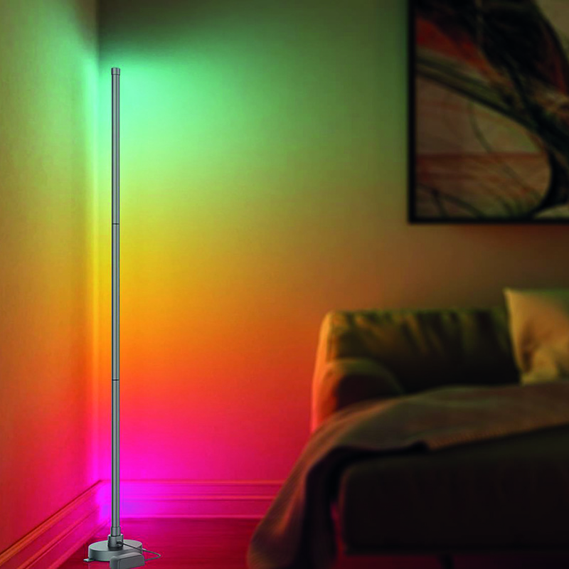 Solight LED nutikas põrandalamp Rainbow, wifi, RGB, CCT, 140cm - Image 2