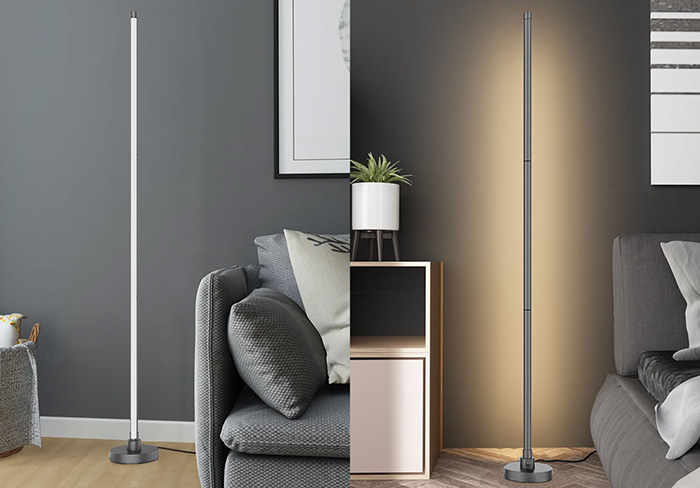 Solight LED nutikas põrandalamp Rainbow, wifi, RGB, CCT, 140cm - Image 4