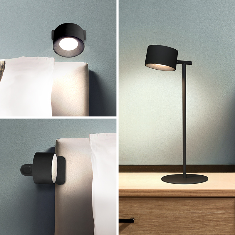 Solight LED laetav lamp 3-ühes, 280lm, CCT muutus, hämarduv, must - Image 2