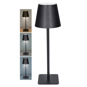 Solight LED laetav lamp Lucca, 120lm, CCT muutus, hämarduv, must