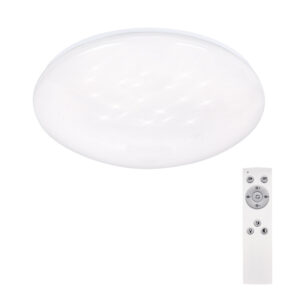 Solight LED laevalgusti Star, ümmargune, 24W, 2400lm, puldiga, 37cm