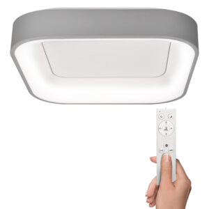 Solight LED laevalgusti Treviso kandiline, 48W, 2880lm, hämardatav, puldiga, hall