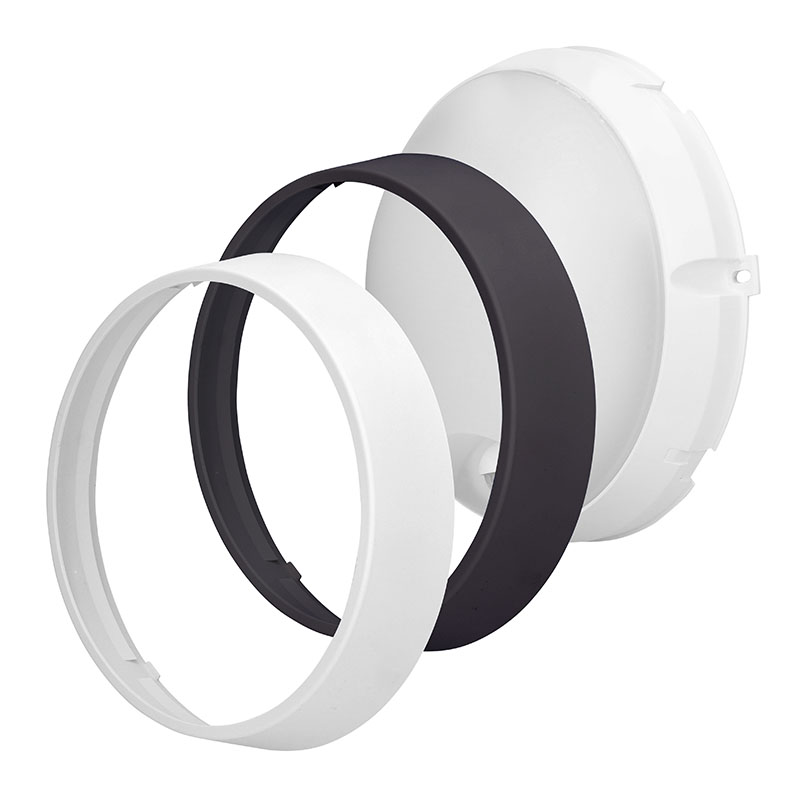 Solight LED välisvalgustus anduriga, 3 CCT, 15/18/20W, 1800lm, 22cm, 2in1 - valge ja must kate - Image 5