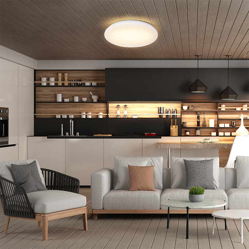 Solight LED laevalgusti Plain, 15W, 1200lm, 3000K, ümmargune, 26cm - Image 2