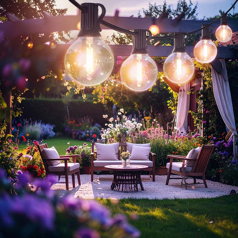 Solight LED-rõduvalgustite kett pirnidega, 10 pirni, 5m+3m, 500lm, soe valge - Image 6