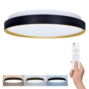 Solight LED-valgustus puldiga Cala, 48W, 3360lm, 38cm, värvimuutus, hämardatav