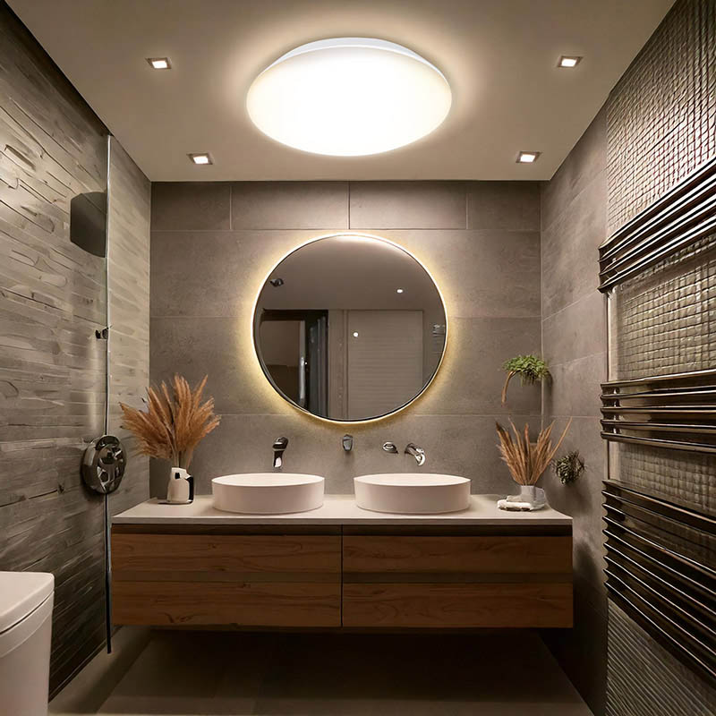 Solight LED valgustus Adrano niiskuskaitsega, IP54, 12W, 1020lm, 3CCT, 23cm - Image 2