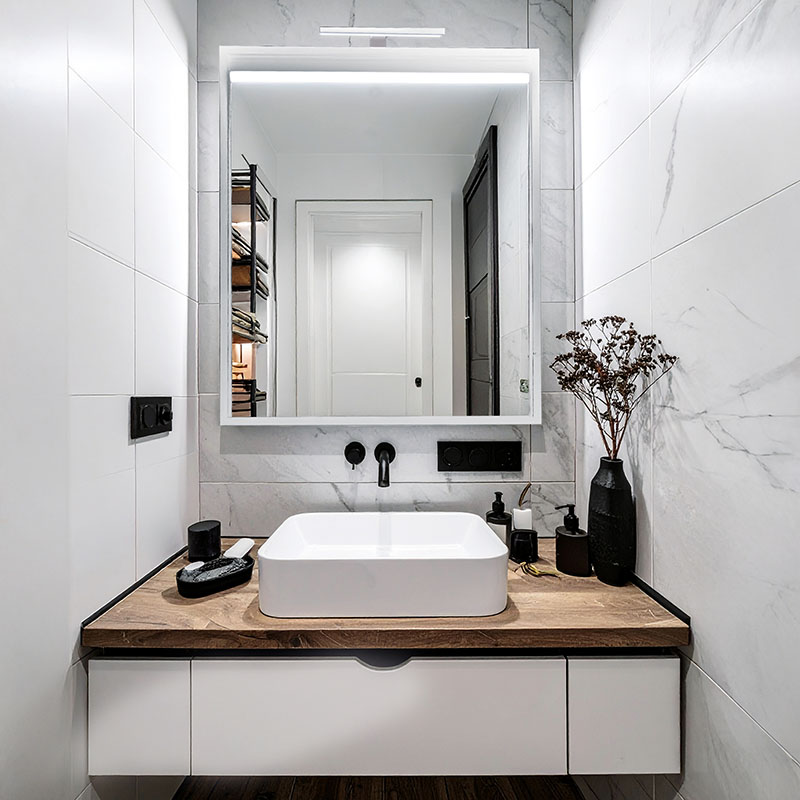 Solight LED vannitoavalgusti peegli kohale 3in1, 7W, 455lm, 4000K, IP44, 40cm, kroom - Image 2