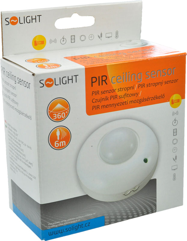Solight PIR laesensor, sisemine, valge - Image 2