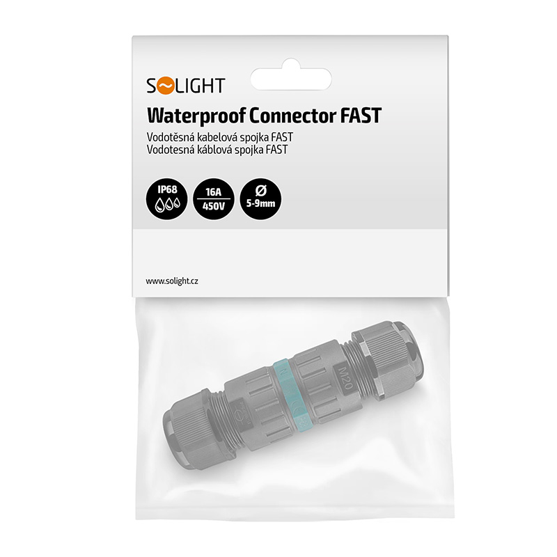 Solight kaabli veekindel ühenduspesa Fast, IP68, 5-9mm, max 2.5mm2 - Image 5