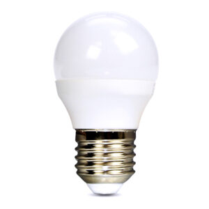 Solight LED-pirn, minigloobus, 6W, E27, 3000K, 510lm