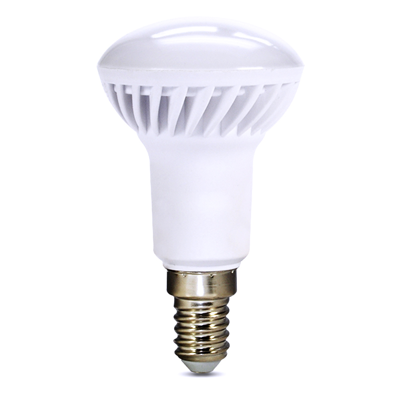 Solight LED-reflektorpirn, R50, 5W, E14, 4000K, 440lm, valge viimistlusega